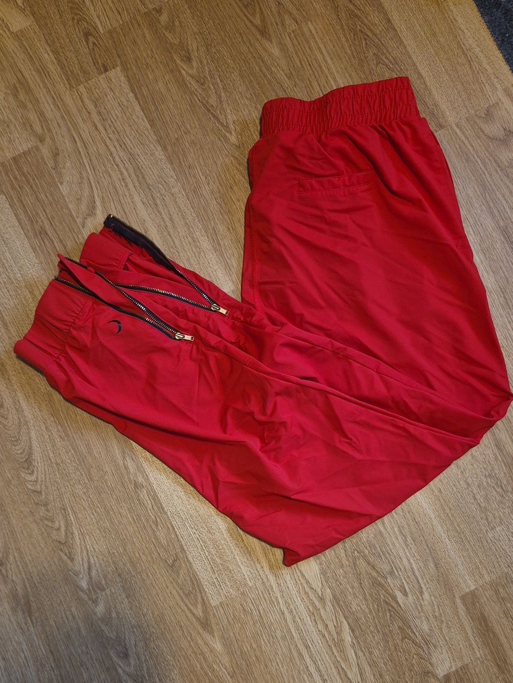 ZYIA Red Jogger Track Pants